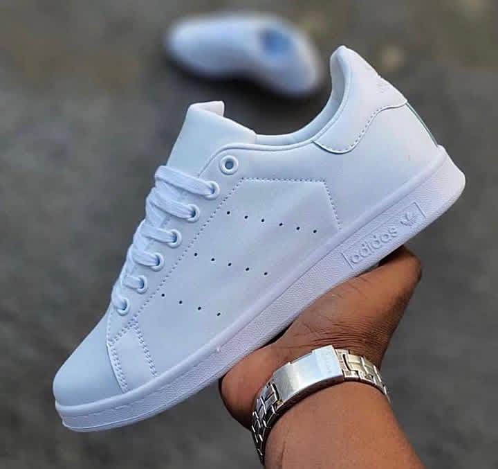 adidas Originals Stan Smith Premium Sneakers - Triple Cloud White